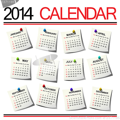 Image of 2014 Calendar
