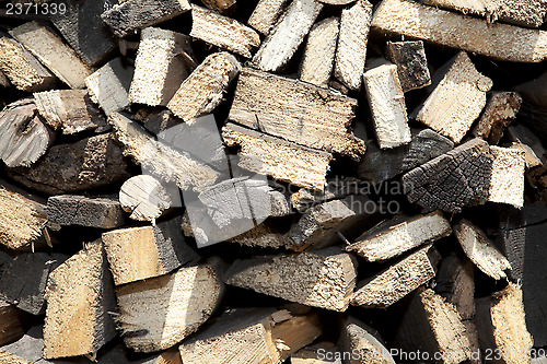 Image of chopped firewoods