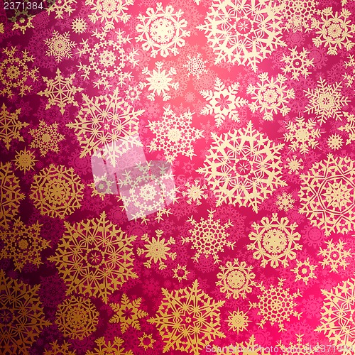 Image of Christmas pattern snowflake background. EPS 8