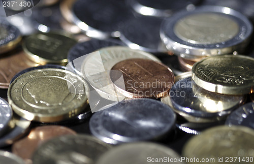 Image of Coins on black