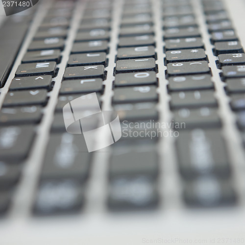 Image of laptop keyboard