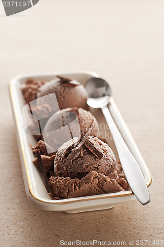 Image of Chocolate ice cream