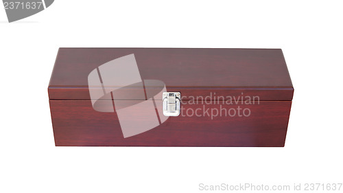 Image of Wooden box for wine bottle