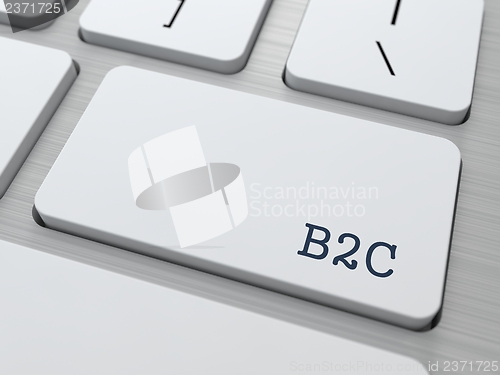 Image of B2C - Business Concept.