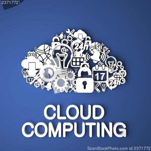 Image of Cloud Computing Concept.