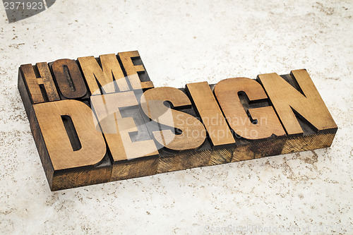 Image of home design in wood type