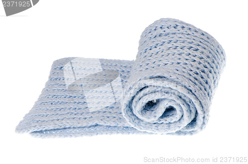 Image of Warm scarf in blue 