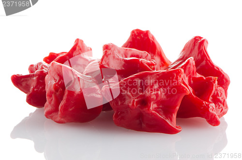 Image of Red peppers closeup