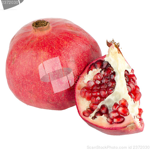 Image of Ripe pomegranate fruit