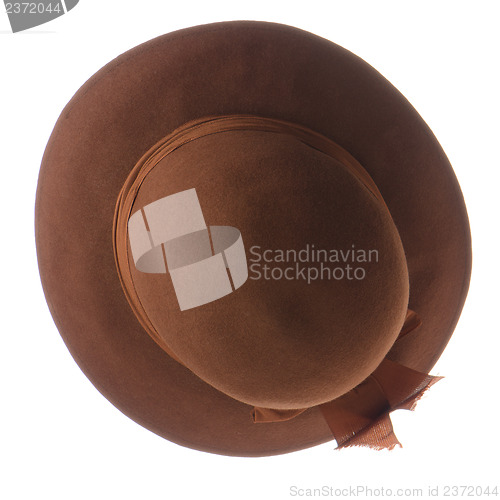 Image of Brown vintage hat