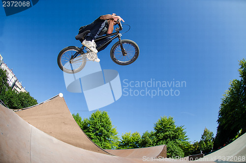 Image of High BMX jump