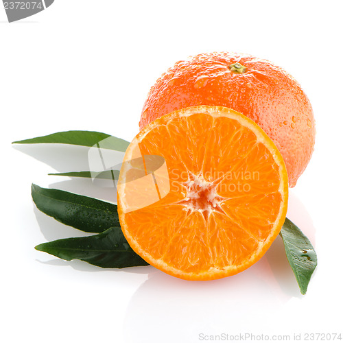 Image of Ripe tangerines or mandarin