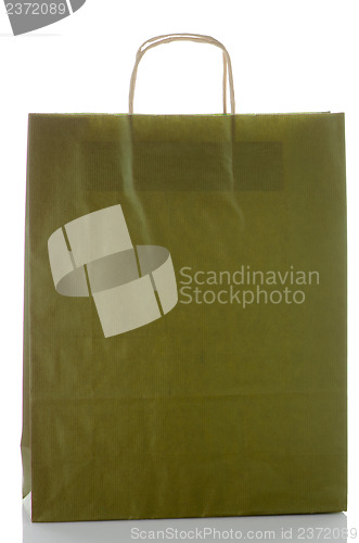 Image of Green  paper bag