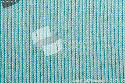 Image of Closeup of a blue fabric texture