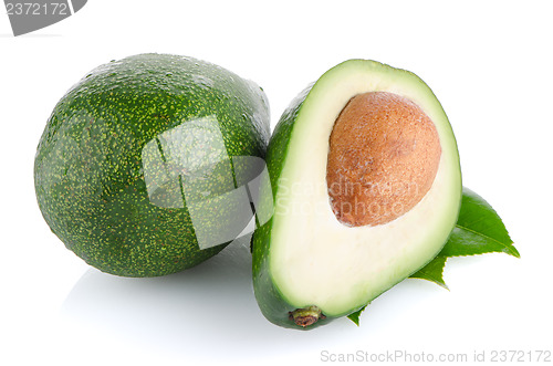 Image of Avocados on white 