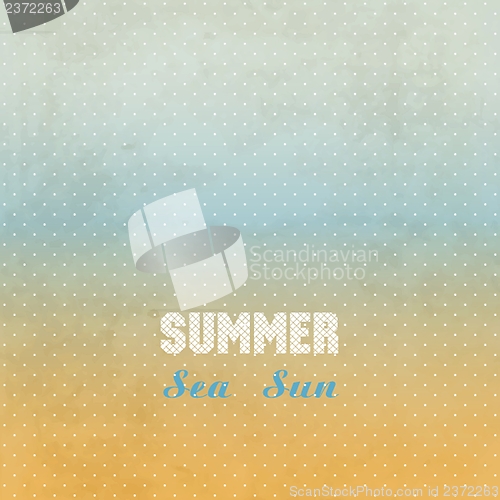 Image of Summer grunge background. Easy editable
