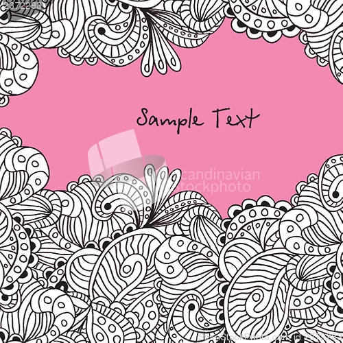 Image of Abstract floral background