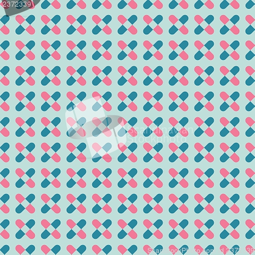 Image of Geometric background in vintage colors