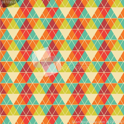 Image of Geometric background in vintage colors