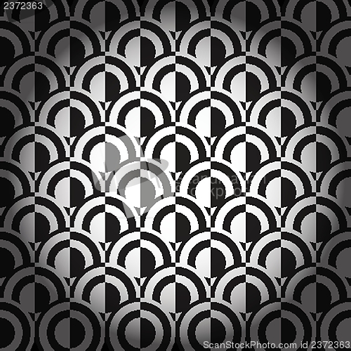 Image of Black and white geometric background