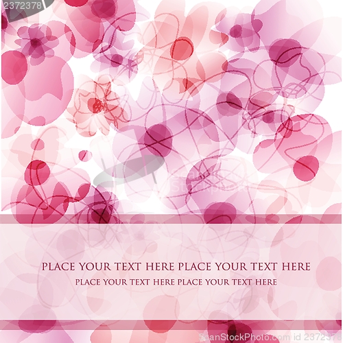 Image of Abstract floral background