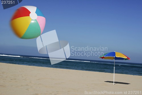 Image of Beachball in the Air