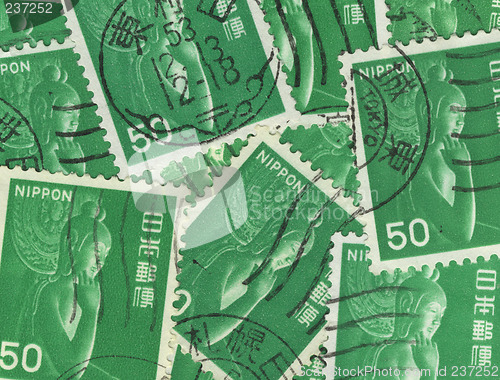 Image of japanese stamps