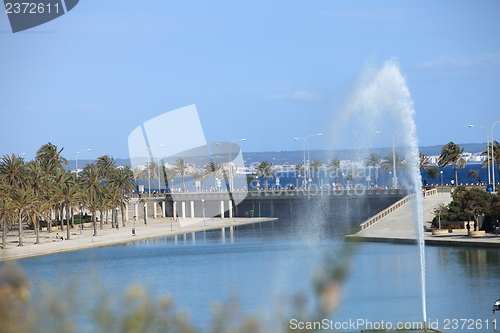 Image of Impressive tall fountain