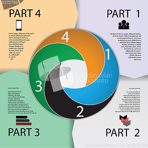 Image of paper business circle 