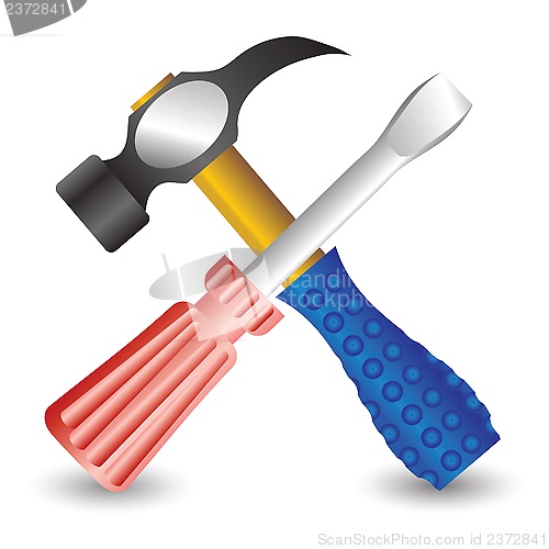 Image of hammer and screwdriver