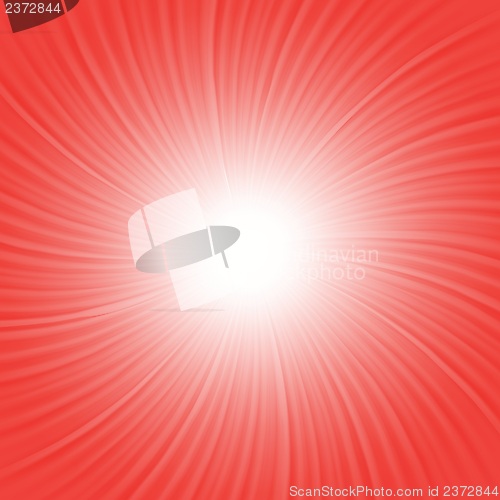 Image of red rays background