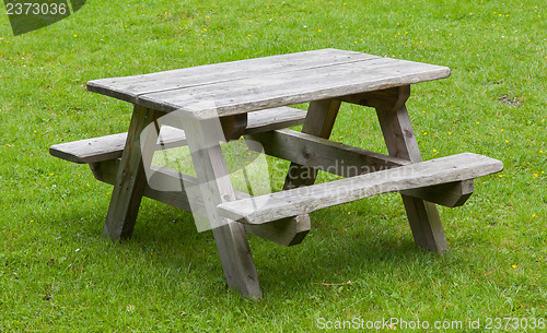 Image of Small wooden picknickplace