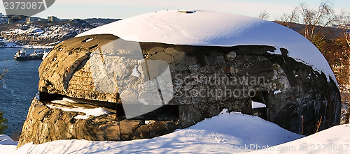 Image of German bunker, world war II