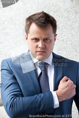 Image of businessman vows