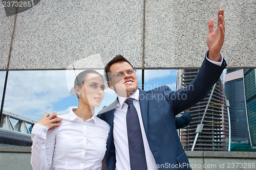 Image of Successful business couple