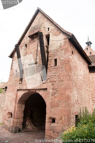 Image of Old streets in Riquewihr town