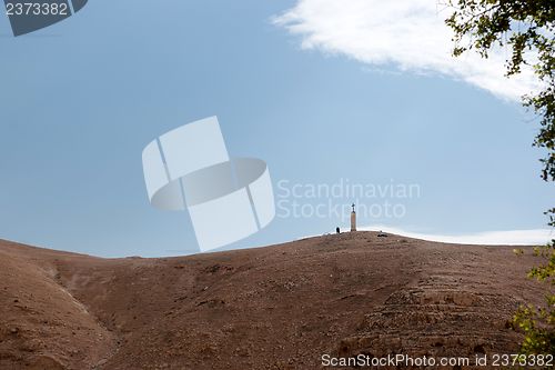 Image of Cross in judean desert