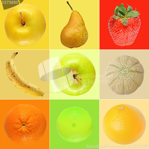 Image of Fruit collage