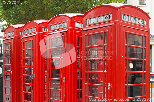 Image of London telephone box