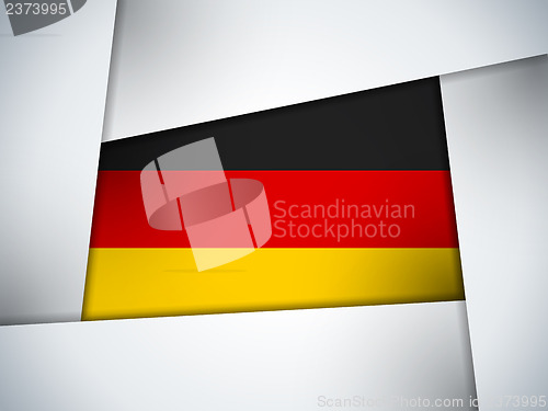 Image of Germany Country Flag Geometric Background