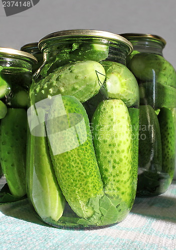 Image of Pickled cucumbers