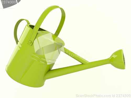 Image of Green watering can