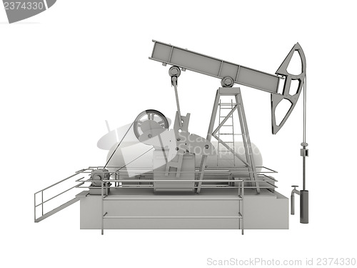 Image of Pumpjack isolated