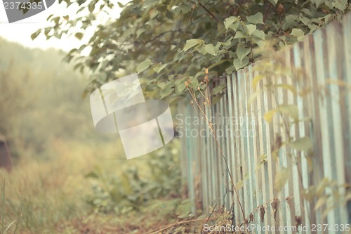 Image of Old rickety fence