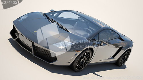 Image of Supercar on a light background