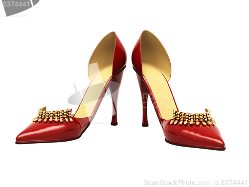 Image of Women's red shoes