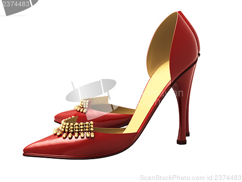 Image of Women's red shoes