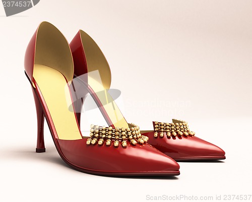 Image of Women's red shoes