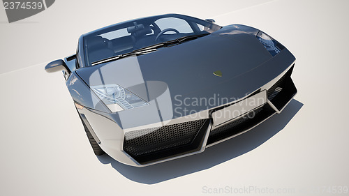 Image of Supercar on a light background