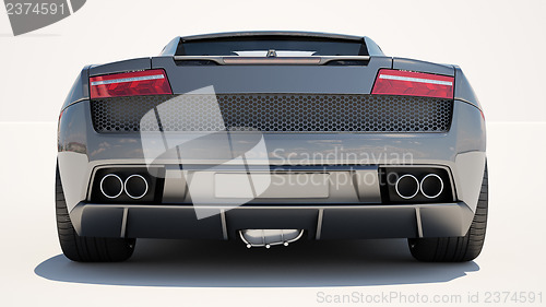 Image of Supercar on a light background